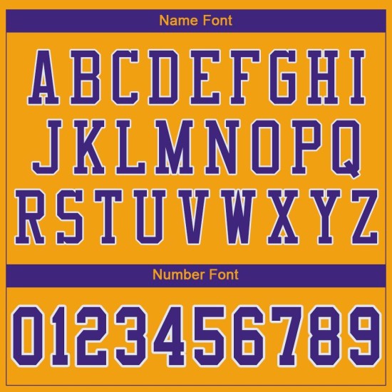 Custom Gold Purple-White Mesh Authentic Football Jersey Custom Gold Purple-White Mesh Authentic Football Jersey