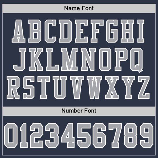 Custom Navy Gray-White Mesh Authentic Football Jersey Custom Navy Gray-White Mesh Authentic Football Jersey