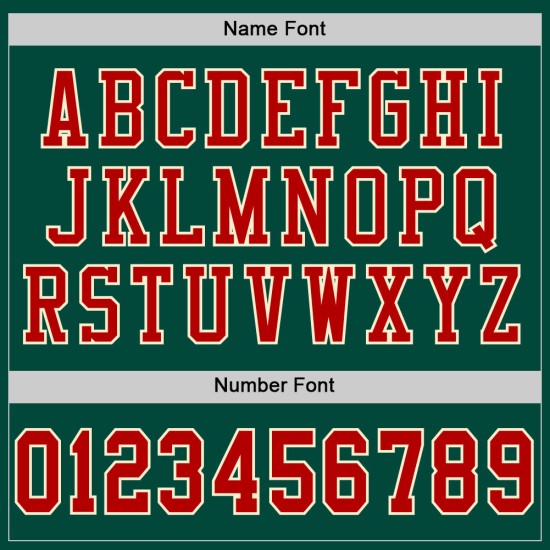 Custom Green Red-Cream Mesh Authentic Football Jersey Custom Green Red-Cream Mesh Authentic Football Jersey