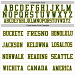 Custom White Green-Gold Mesh Authentic Football Jersey Custom White Green-Gold Mesh Authentic Football Jersey