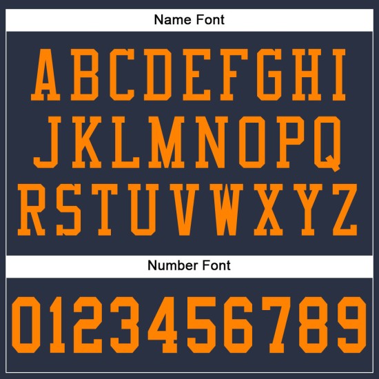 Custom Navy Bay Orange Mesh Authentic Football Jersey Custom Navy Bay Orange Mesh Authentic Football Jersey