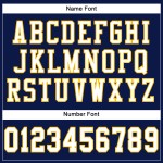 Custom Navy White-Gold Mesh Authentic Football Jersey Custom Navy White-Gold Mesh Authentic Football Jersey