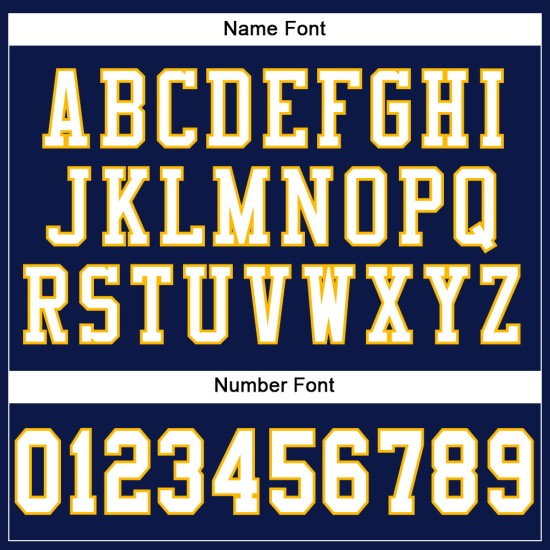 Custom Navy White-Gold Mesh Authentic Football Jersey Custom Navy White-Gold Mesh Authentic Football Jersey