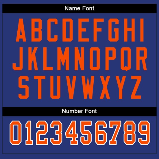 Custom Royal Orange-White Mesh Split Fashion Football Jersey Custom Royal Orange-White Mesh Split Fashion Football Jersey