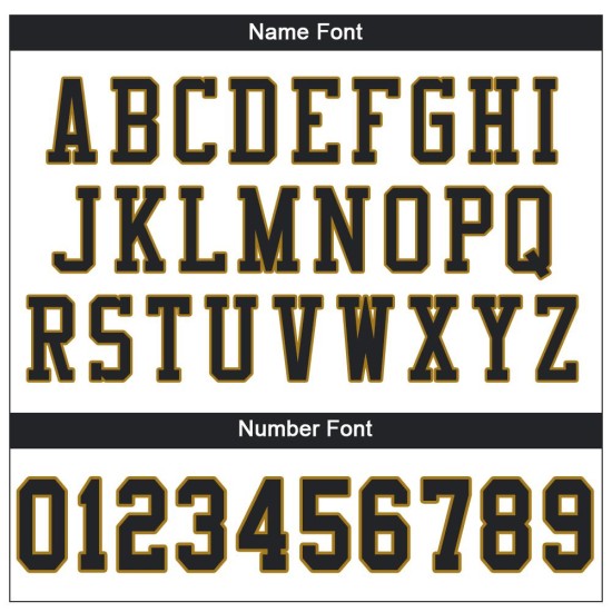 Custom White Black-Old Gold Mesh Authentic Football Jersey Custom White Black-Old Gold Mesh Authentic Football Jersey