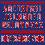 Custom Royal Red-White Mesh Authentic Football Jersey Custom Royal Red-White Mesh Authentic Football Jersey