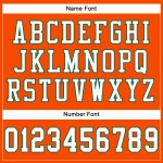 Custom Orange White-Kelly Green Mesh Authentic Football Jersey Custom Orange White-Kelly Green Mesh Authentic Football Jersey