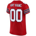 Custom Red White-Navy Mesh Authentic Football Jersey Custom Red White-Navy Mesh Authentic Football Jersey