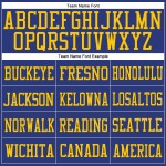 Custom Royal Gold Mesh Authentic Football Jersey Custom Royal Gold Mesh Authentic Football Jersey
