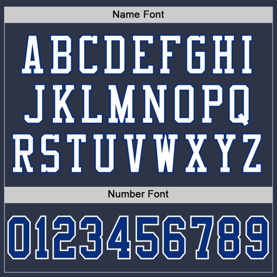 Custom Navy Royal-White Mesh Authentic Football Jersey Custom Navy Royal-White Mesh Authentic Football Jersey