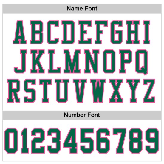 Custom White Kelly Green-Pink Mesh Authentic Football Jersey Custom White Kelly Green-Pink Mesh Authentic Football Jersey