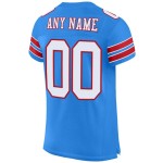 Custom Powder Blue White-Red Mesh Authentic Football Jersey Custom Powder Blue White-Red Mesh Authentic Football Jersey